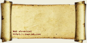 Trnjina Karadžić vizit kartica